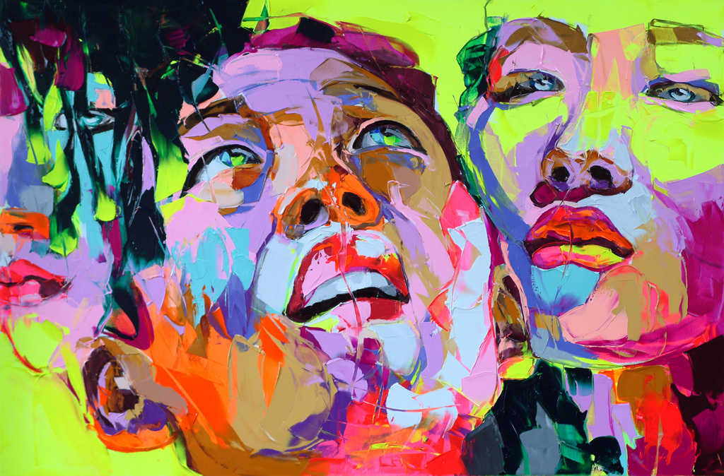 Francoise Nielly Portrait Palette Painting Expression Face238